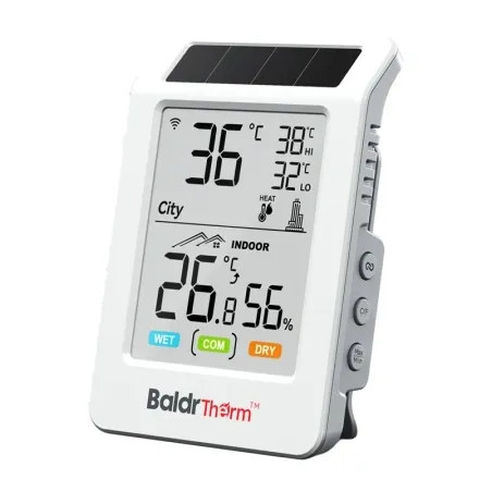 BALDRTHERM HCS596WB Solar-Powered Wi-Fi Thermohygrometer